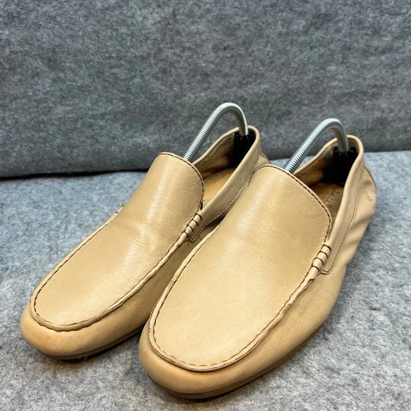Born Light Tan Leather Slip-On Driving shoes A Stylish Go-To: Born® Axona Women main image 3